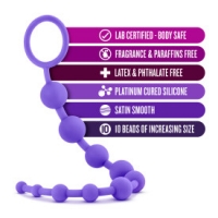 Blush - Luxe - Silicone 10 Beads - Purple - Image 5