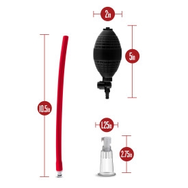Blush - Temptasia - Beginner's Clitoral Pumping System - Black - Image 6