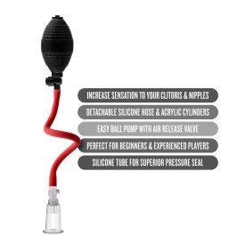 Blush - Temptasia - Beginner's Clitoral Pumping System - Black - Image 5