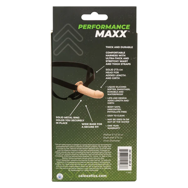 CalExotics® - Performance Maxx™ - Life-Like Penis Extension With Harness – Ivory - Image 10