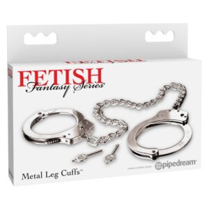 Fetish Fantasy Series Metal Leg Cuffs - Silver