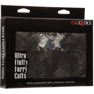 Ultra Fluffy Furry Cuffs - Black