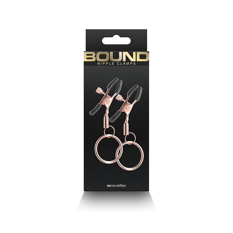NS - Bound - Nipple Clamps - C2 - Rose Gold