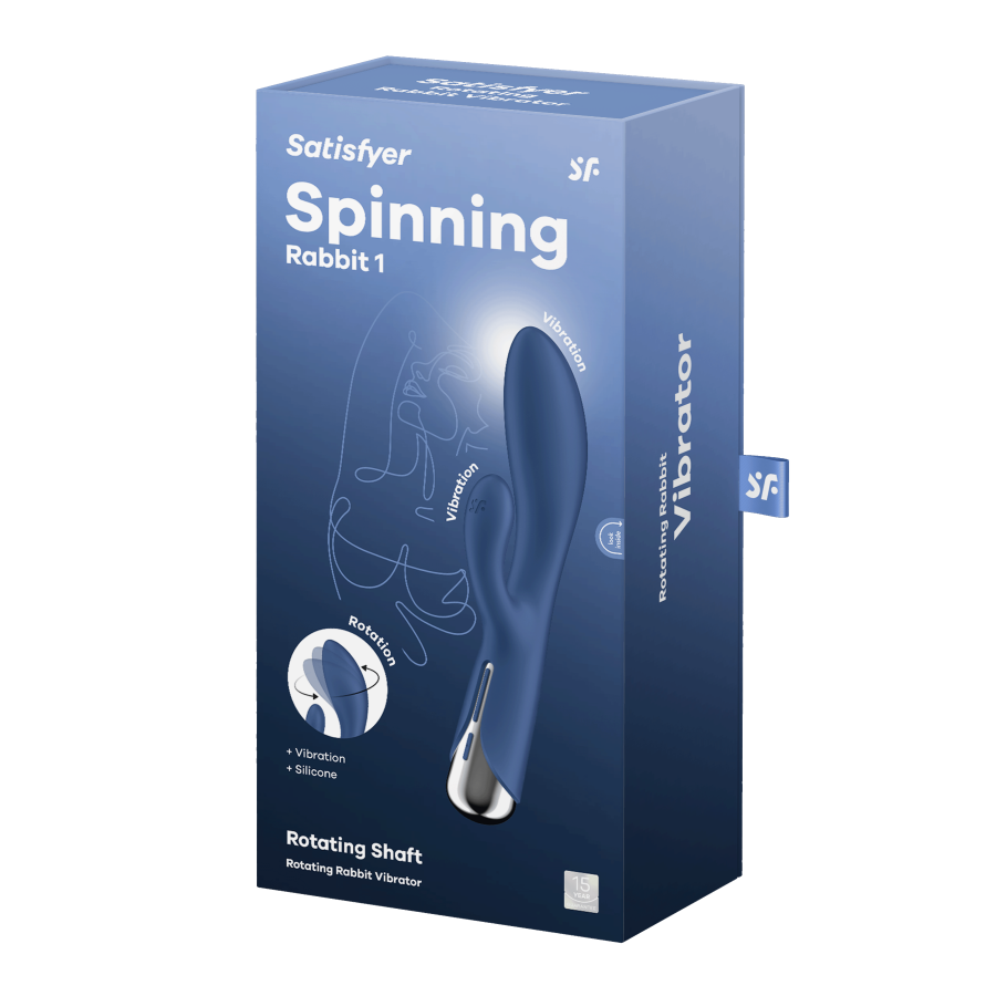 Satisfyer Spinning Rabbit 1 Blue - Image 2