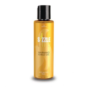 Sensuva - Sizzle Lips Butter Rum Warming Gel 4.2oz Bottle