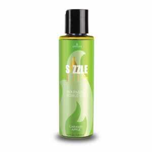 Sensuva - Sizzle Lips Caramel Apple Warming Gel 4.2oz Bottle