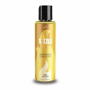 Sensuva - Sizzle Lips Pina Colada Warming Gel 4.2oz Bottle