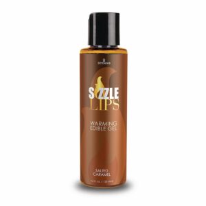 Sensuva - Sizzle Lips Salted Caramel Warming Gel 4.2oz Bottle