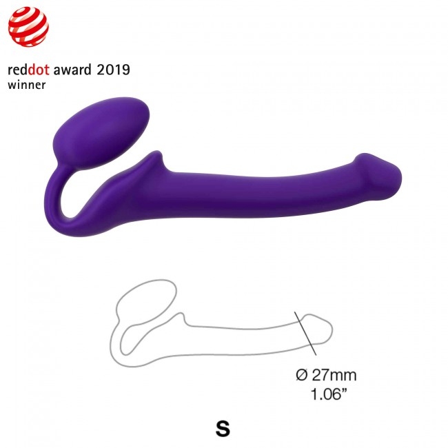 StrapOnMe Semi-Realistic Bendable Strap On Purple S - Image 5