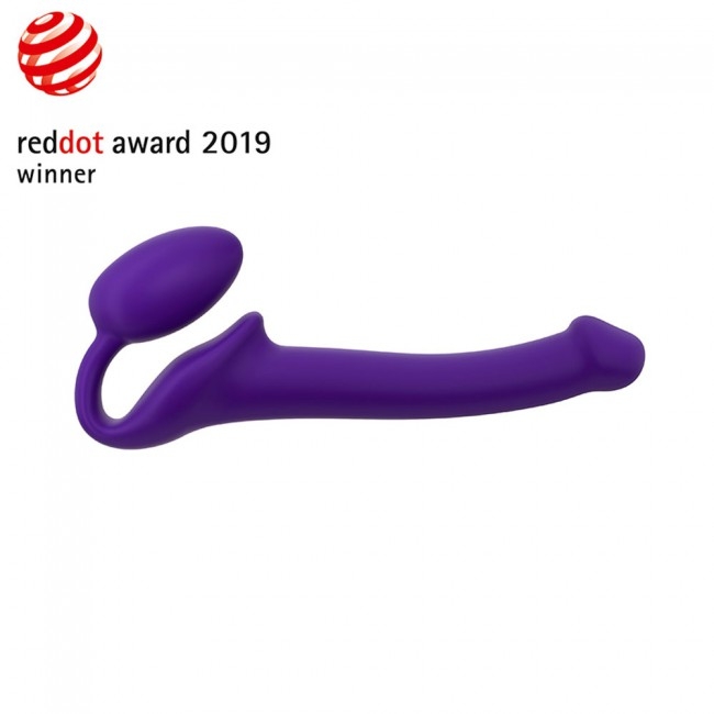 StrapOnMe Semi-Realistic Bendable Strap On Purple S - Image 4