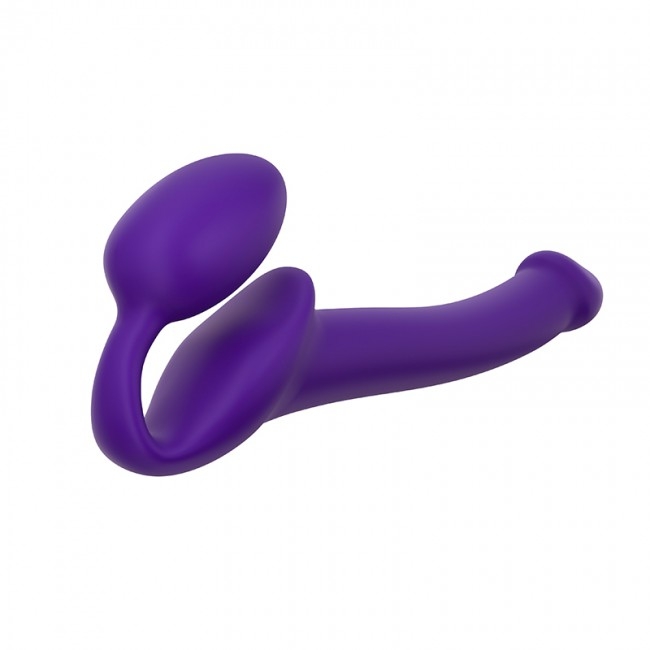 StrapOnMe Semi-Realistic Bendable Strap On Purple S - Image 2
