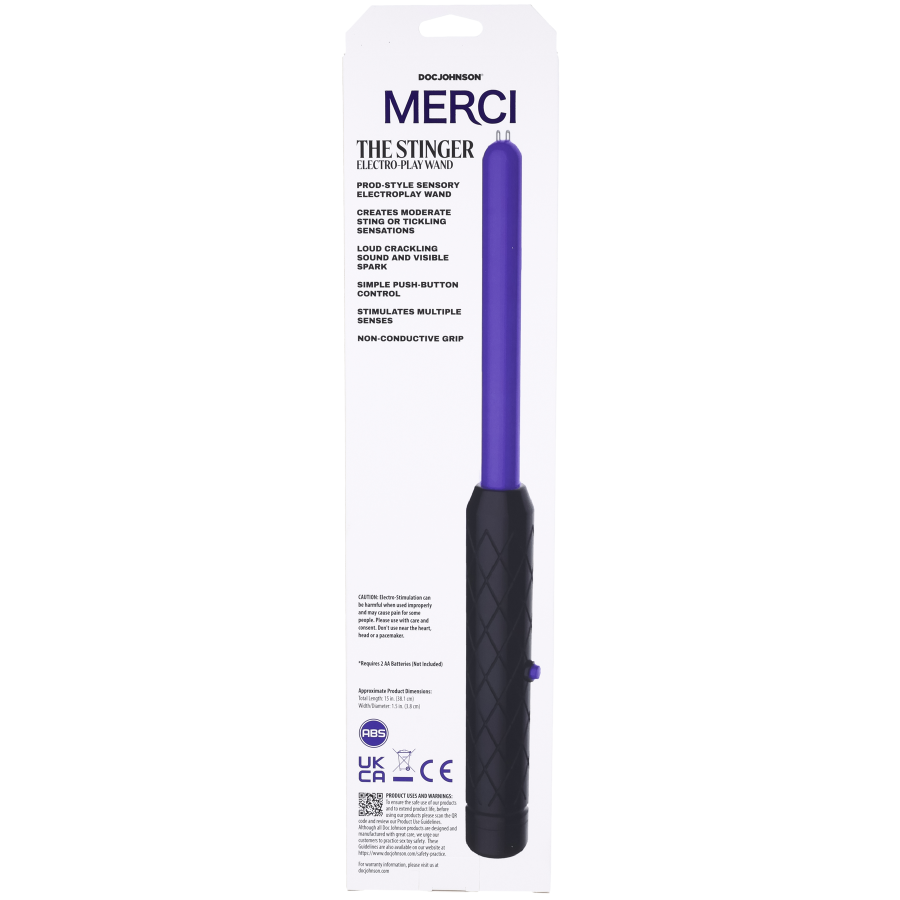 NEW Merci The Stinger Electroplay Wand Black/Violet - Image 3
