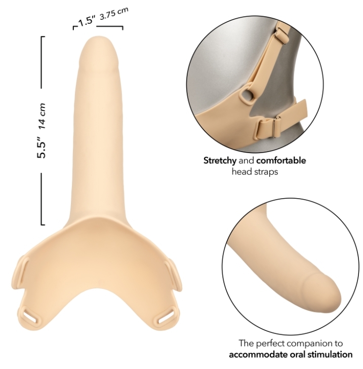 Accommodator Silicone Dong - Ivory - Image 3