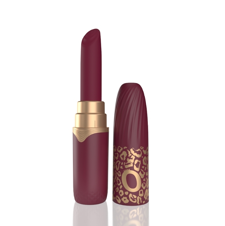 Screaming O - My Secret Premium Rechargeable Vibrating Lipstick - Merlot - Image 2
