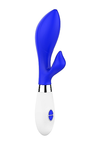 Shots - Achelois Ultra Soft Silicone 10 Speed Dual Motor Vibrator - Royal Blue