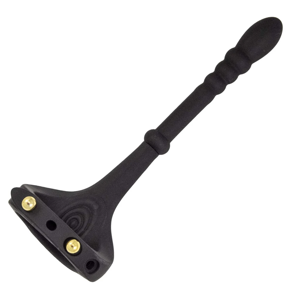 Magic - Dual Pleasure Massager - Cock Ring With Attached Butt Plug , Black - Image 2