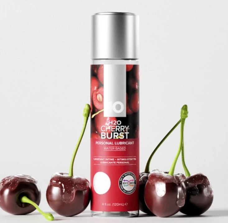 NEW JO H2O - Cherry - Lubricant 4 floz / 120 mL - Image 2